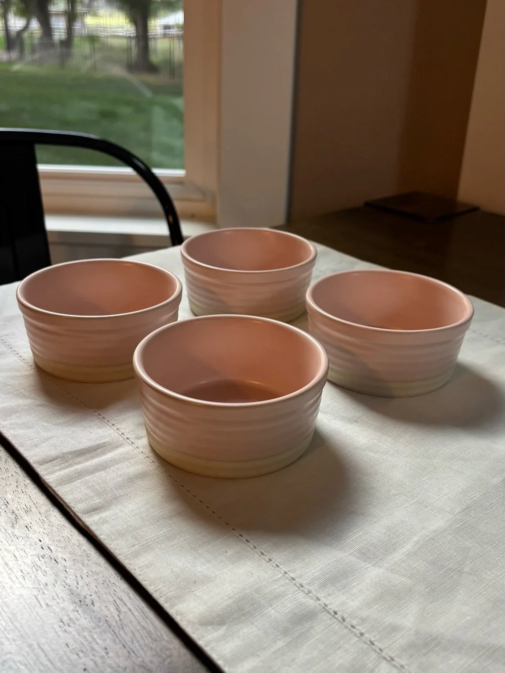 Blush Pink Ceramic Ramekin Set - Home Accents